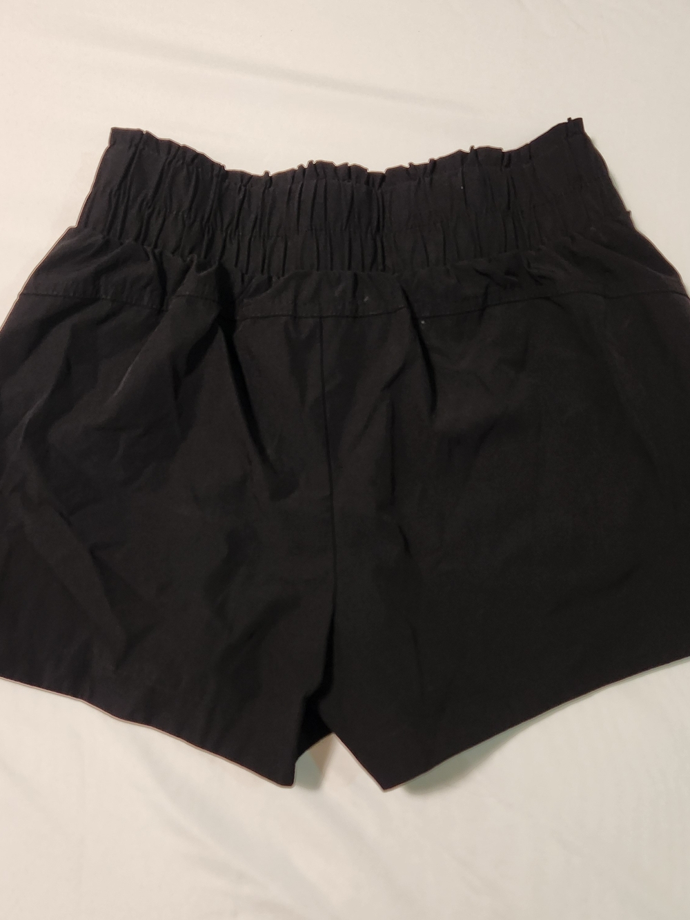Avalanche Black Elastic High-Rise Athletic Shorts - Picture 3 of 8